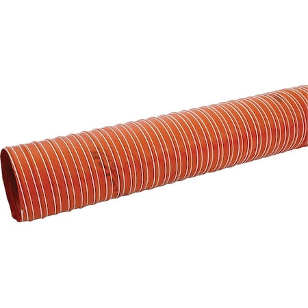 Vortex 4 in. x 10 ft. Brake Duct Hose - Orange, 550 deg VO3070202